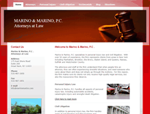 Tablet Screenshot of marinomarino.com